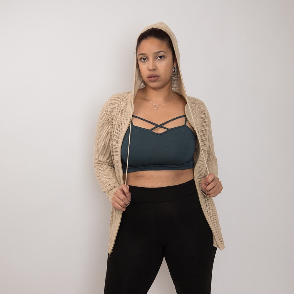 Mesh hoodie
